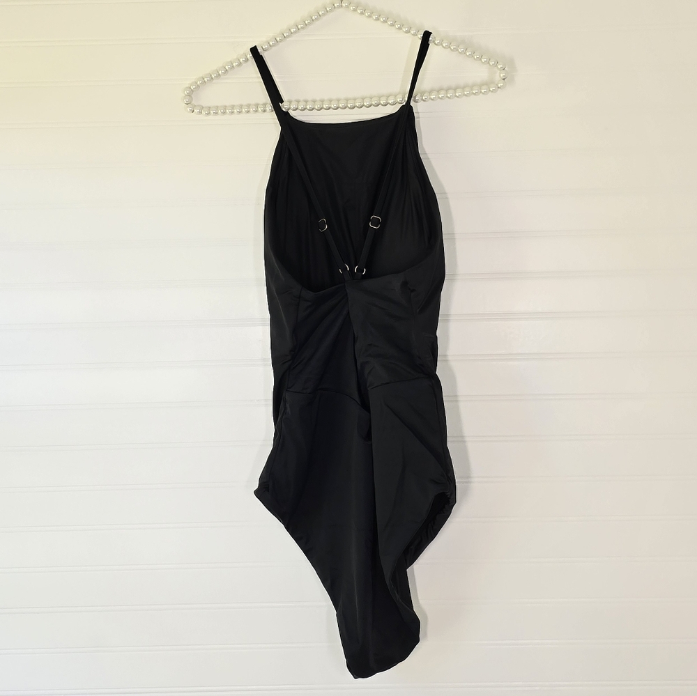 Andie The Asbury One Piece Black Swimsuit Bathing Suit Large NWT New - Picture 4 of 8